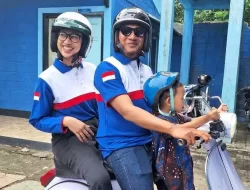 Naik Vespa, Mas Aji Serahkan Formulir Pendaftaran Bacabub Pacitan ke DPP Demokrat