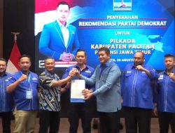 Sah, Demokrat Beri Mandat Aji-Gagarin Lanjutkan Kepemimpinan Pacitan