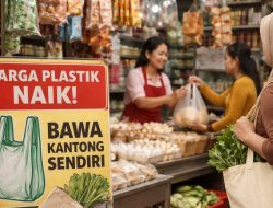 Harga Naik Tajam, Sejumlah Minimarket Di Pacitan Kenakan Harga Plastik Belanja 200 Rupiah